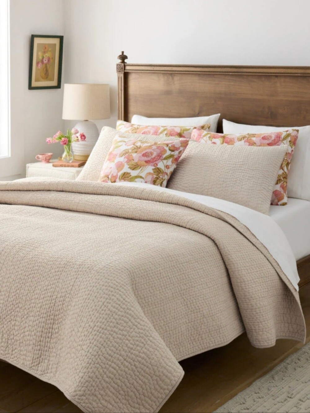 Garnet Hill Dream Quilt Sz Queen